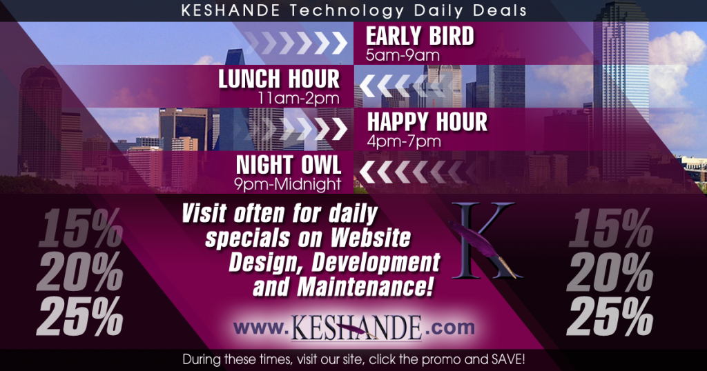 KESHANDE Technology BLACK FRIDAY SALE