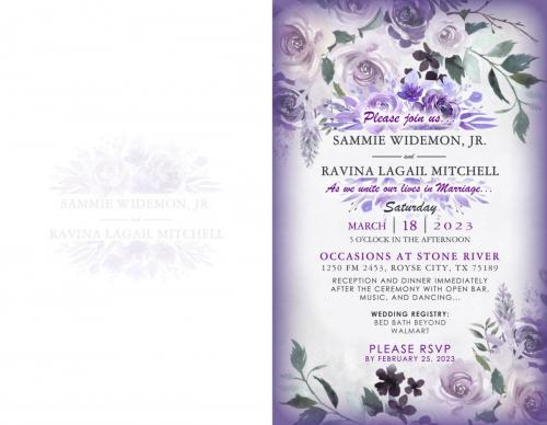 Sammie  Gail Invitation (Inside)