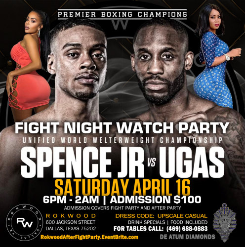 Spencer Jr vs Ugas Fight Night Watch Party