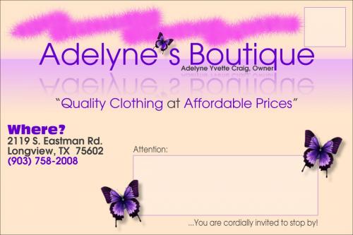 Adelyne's Boutique Mailer